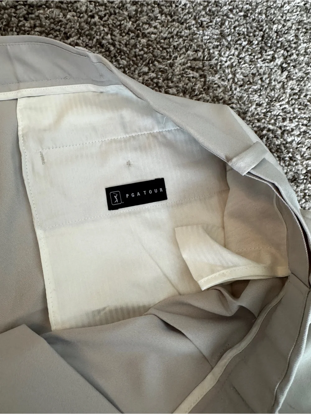 PGA Classic Pleated Shorts - Light Beige